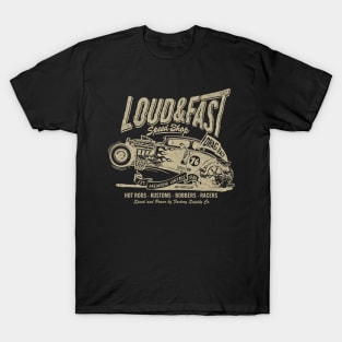 Loud & Fast Speed Shop Hot Rod T-Shirt T-Shirt